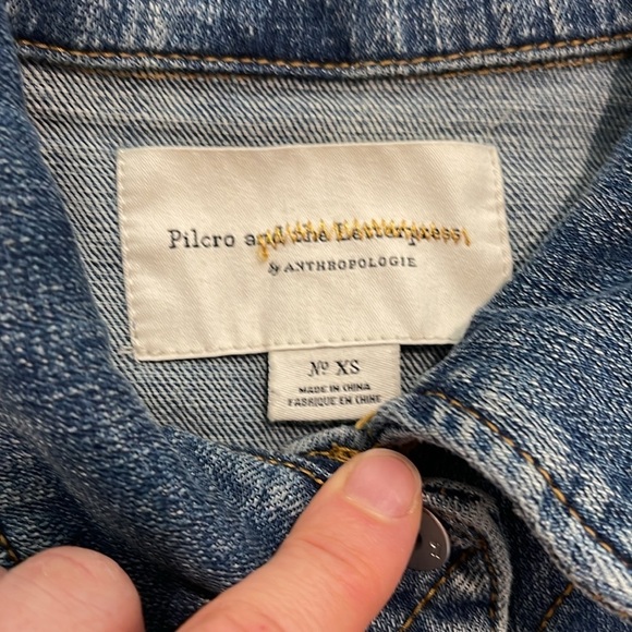 Pilcro and the Letterpress by Anthropologie Jean Jacket - Picture 13 of 15